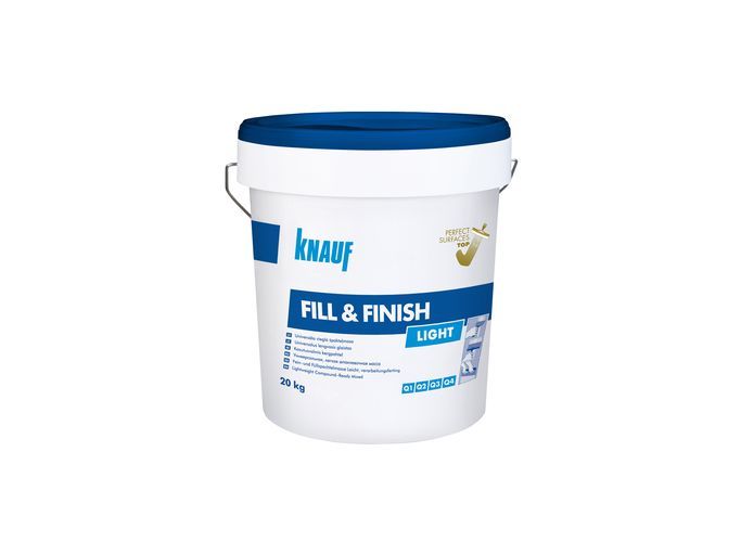Naudoti paruoštas lengvas glaistas Knauf FILL & FINISH LIGHT 20,0kg Naudoti paruoštas lengvas glaistas Knauf FILL & FINISH LIGHT 20,0kg